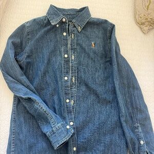 Boys Polo Ralph Lauren Denim Button Down Shirt